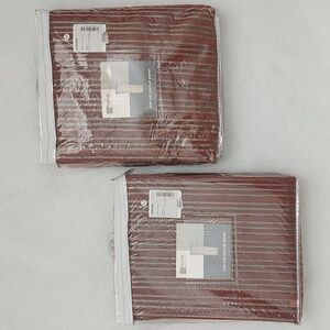 JCPENNEY one rod-pocket panel WESTBURY STRIPE curtains 54"×84" pair NIB